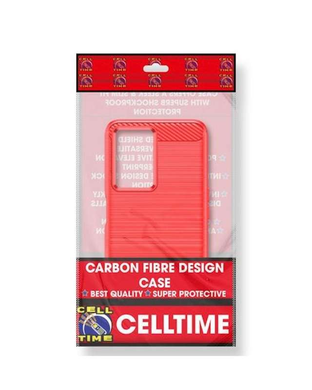 CellTime Carbon Fiber Design Case for Galaxy S24 FE Shockproof Cover