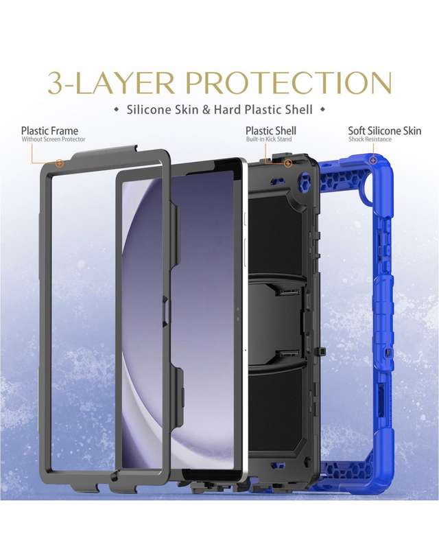 CellTime C-Stand Design Shockproof Rugged Cover for Galaxy Tab A9 Plus (11")