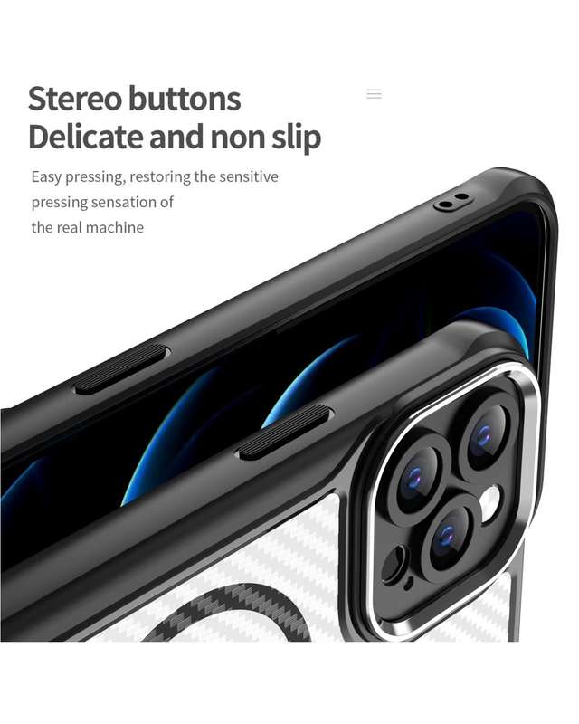 CarboArmor MagSafe Cover For iPhone 12/12 Pro/12 Pro Max