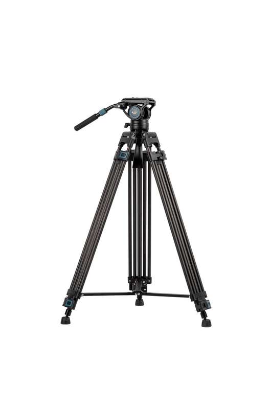 Fotopro Portable Heavy-Duty Fluid Head Video Tripod Stand - DV-3C