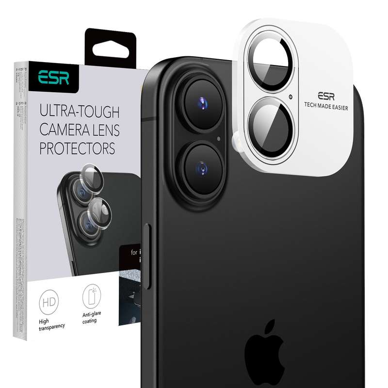 ESR Armorite Camera Lens Protectors for iPhone 16 Pro Max/ 16 Pro/ 15 Pro Max/ 15 Pro/14 Pro Max/...
