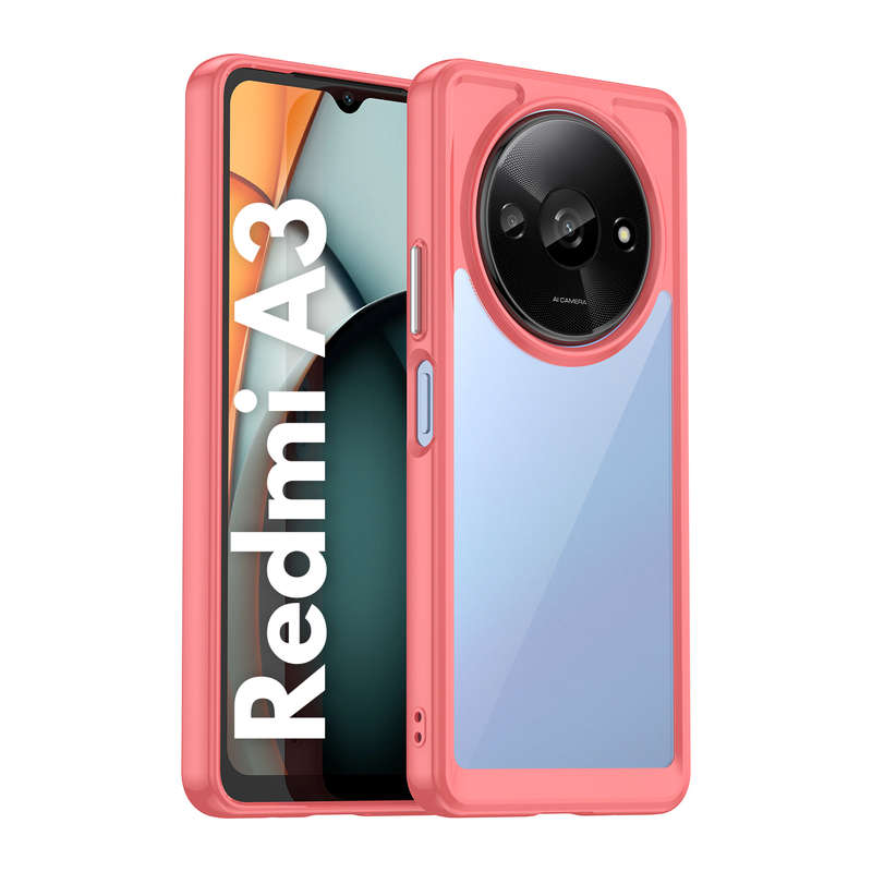 Redmi A3 Candy Clear Case Shockproof Cover