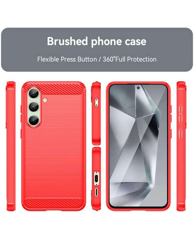 CellTime Carbon Fiber Design Case for Galaxy S24 FE Shockproof Cover