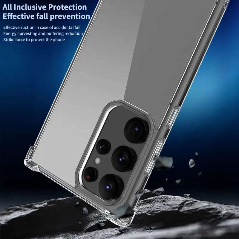 Samsung Galaxy S24/S24 Plus/S24 UltraClear Shock Resistant Armor Case for
