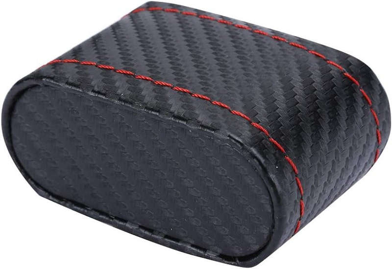 CellTime 6 Slot Watch Box Organizer Carbon Fiber Look PU Leather
