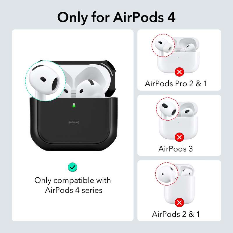 ESR Orbit Hybrid MagSafe Case for AirPods 4 Cover