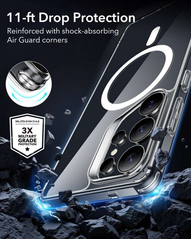 ESR Galaxy S25 Ultra Classic Hybrid MagSafe Case Shockproof Cover