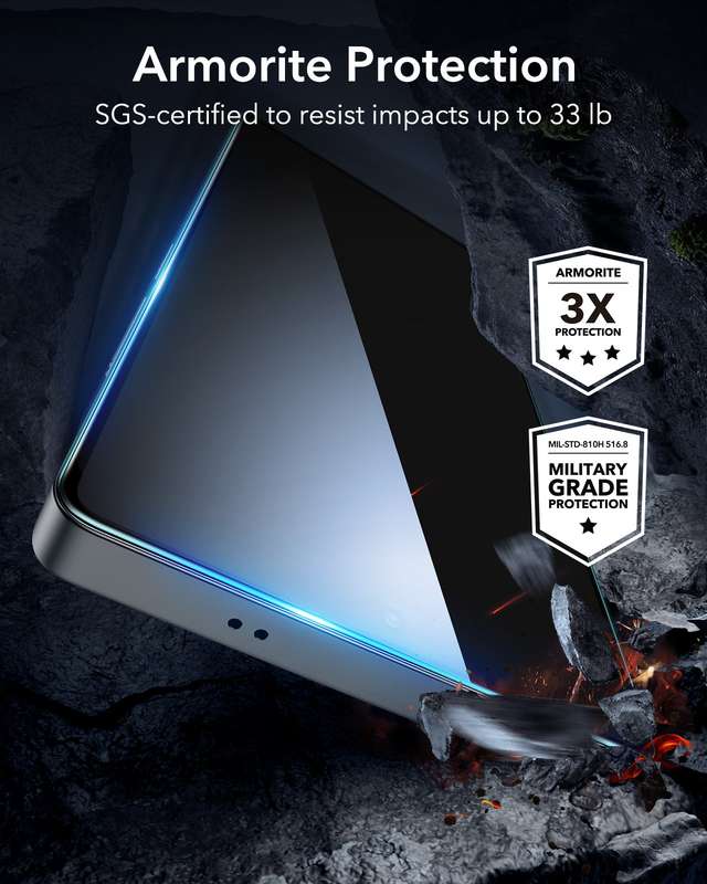 ESR Galaxy S25 Ultra Armorite Privacy Tempered Glass Screen Protector