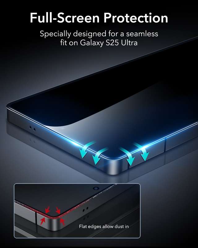 ESR Galaxy S25 Ultra Armorite Privacy Tempered Glass Screen Protector