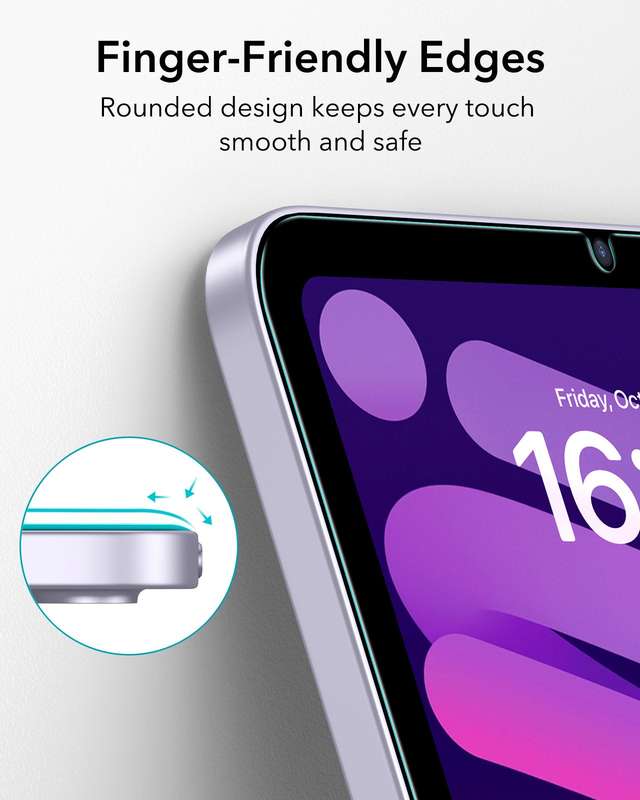ESR iPad Mini 7 / iPad Mini 6 Tempered Glass Screen Protector - Pack of 2