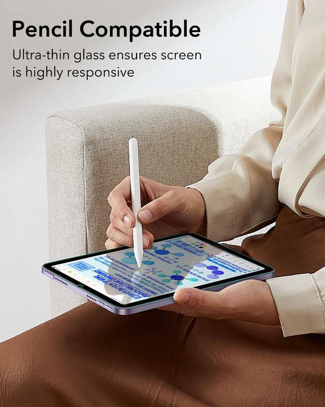 ESR iPad Mini 7 / iPad Mini 6 Tempered Glass Screen Protector - Pack of 2