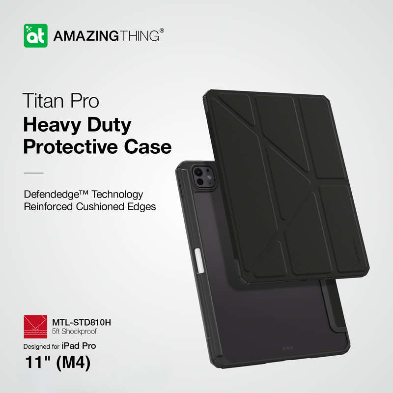 AMAZINGTHING Titan Pro Case for iPad Pro 11" (M4) 2024 Cover