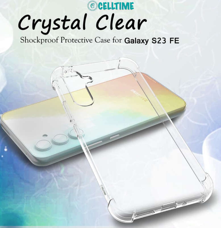 Clear Shock Resistant Armor Case for Samsung Galaxy S23 FE Shockproof Cover