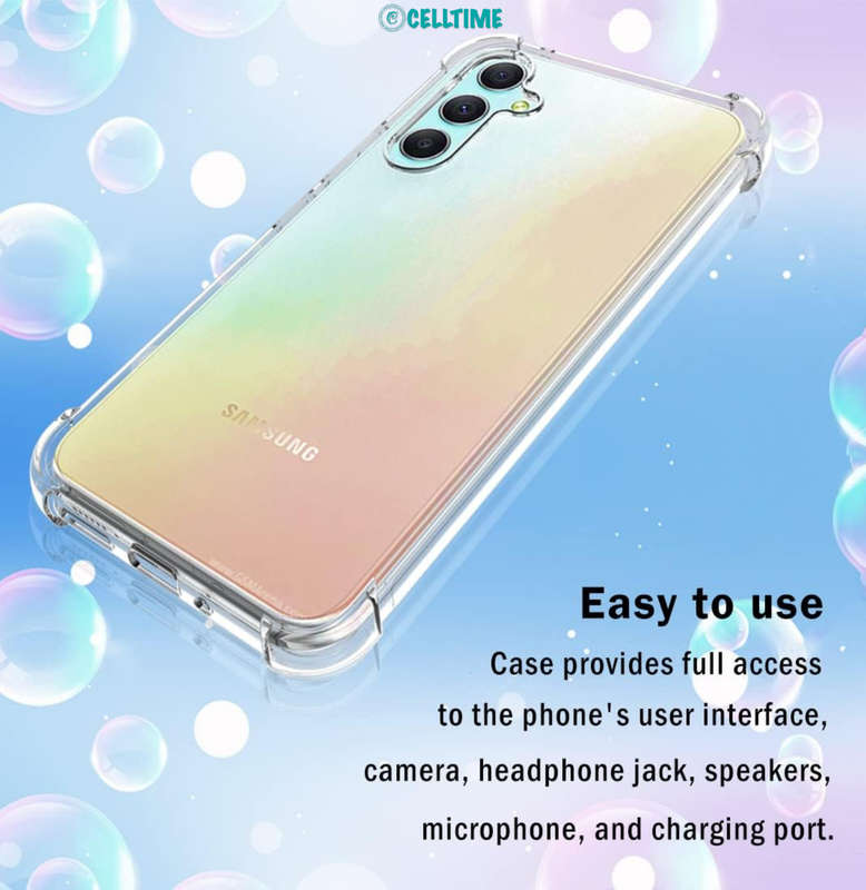 Clear Shock Resistant Armor Case for Samsung Galaxy S23 FE Shockproof Cover
