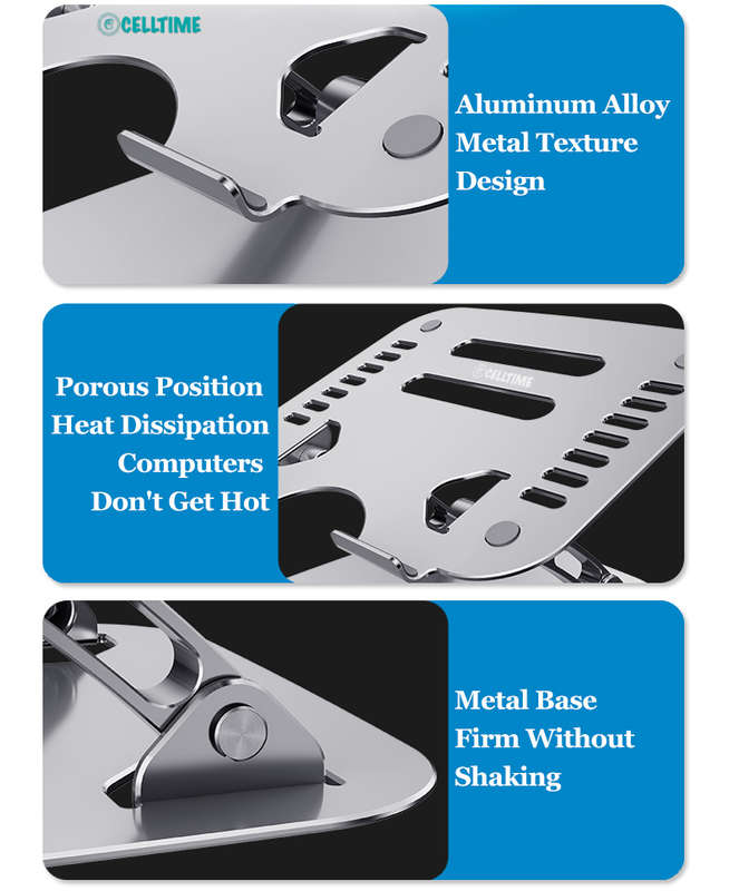 Ergonomic Height Angle Adjustable Cool Portable Laptop Stand