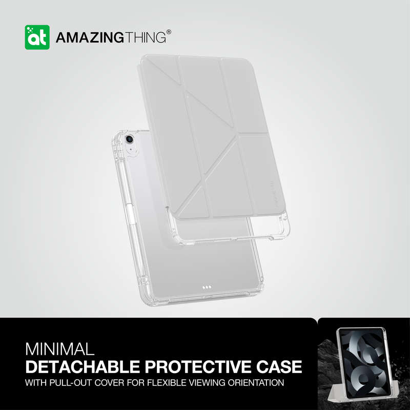 AMAZINGTHING Minimal Detachable Case Compatible with iPad Air 11" (M3/M2) (2025/2024) Cover