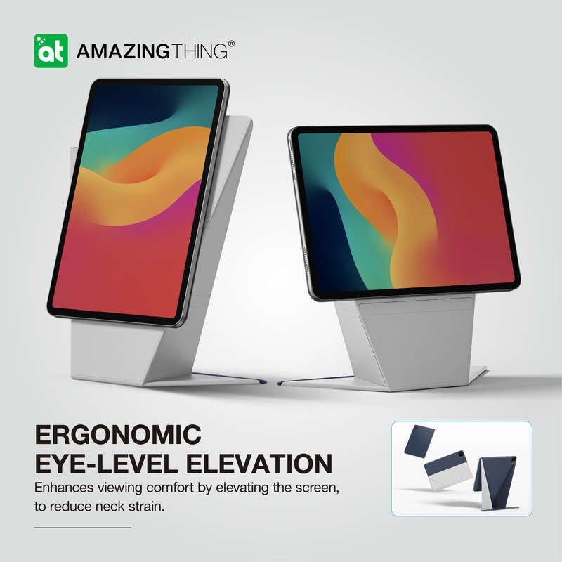 AMAZINGTHING Pro Mag Folio Case Compatible with iPad Air 11"(M3/M2)/iPad Pro 11"(M4) Cover