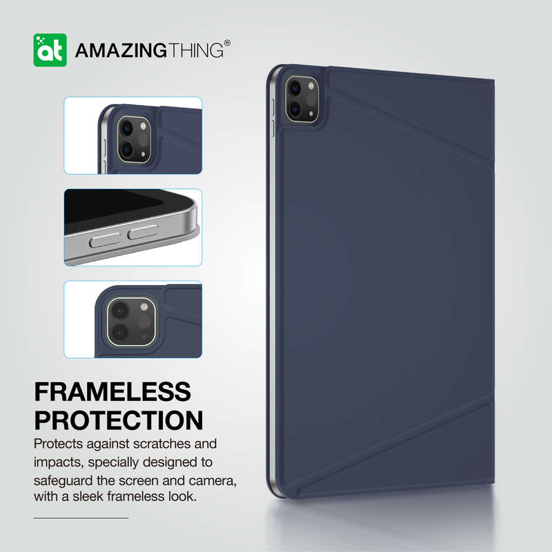 AMAZINGTHING Pro Mag Folio Case Compatible with iPad Air 11"(M3/M2)/iPad Pro 11"(M4) Cover