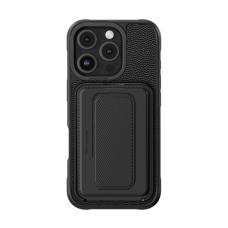 AMAZINGTHING Glamour Mag Shockproof Case Wallet Stand for iPhone 16/16 Plus/16 Pro/16 Pro Max Mag...