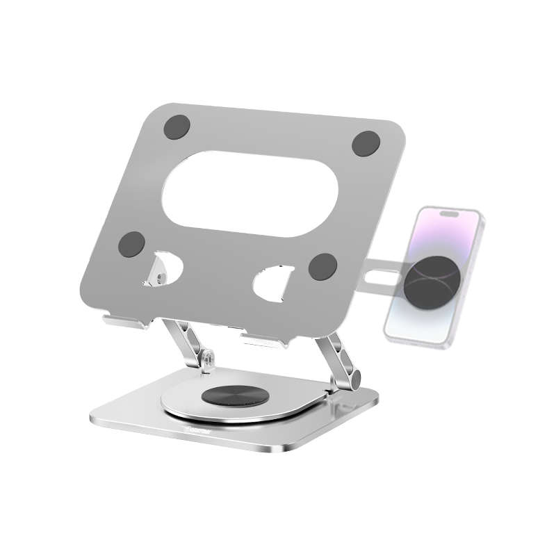 CellTime 360 Rotatable Aluminium Laptop Stand with MagSafe Phone Holder