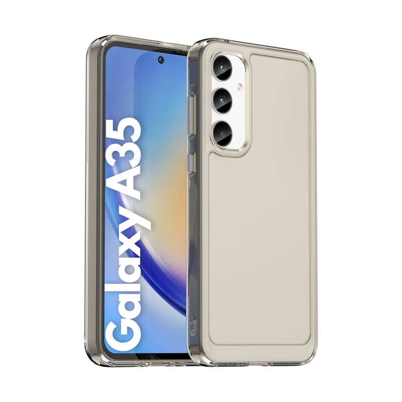 Clear Cover for Samsung Galaxy A35 - Shockproof Candy Series Cover
