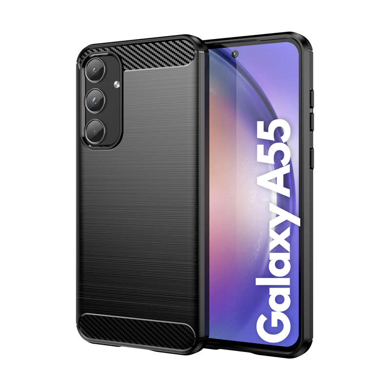 Carbon Fiber Design Case for Samsung Galaxy A55 Shockproof Cover