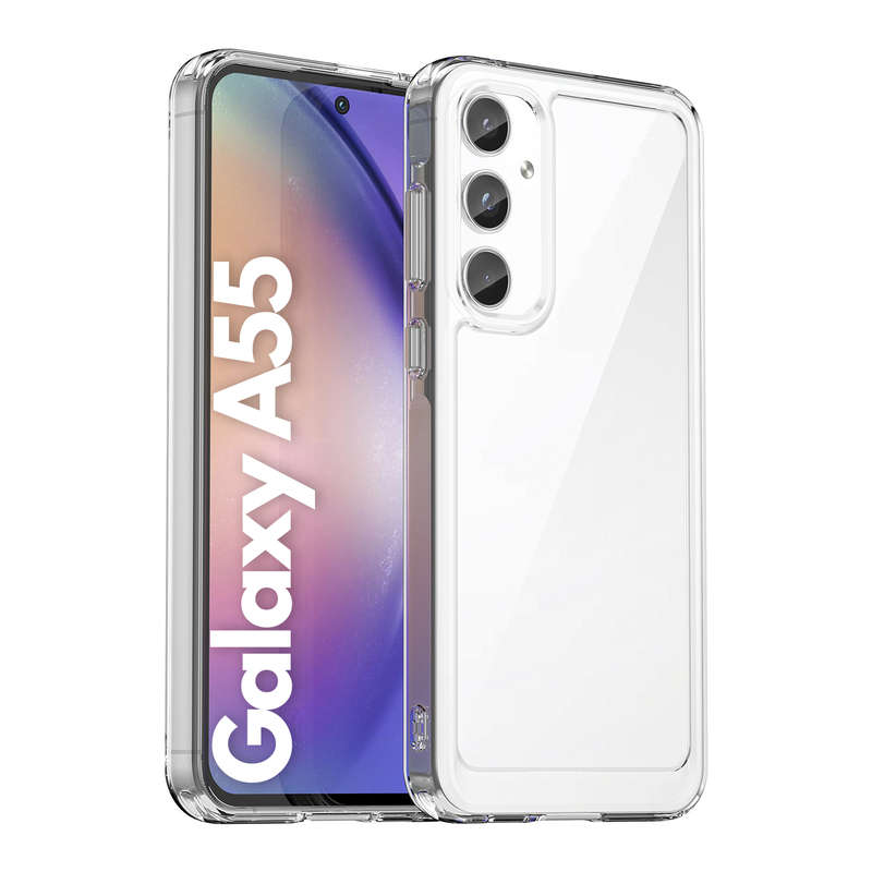 Candy Clear Case for Samsung Galaxy A55 Shockproof Cover