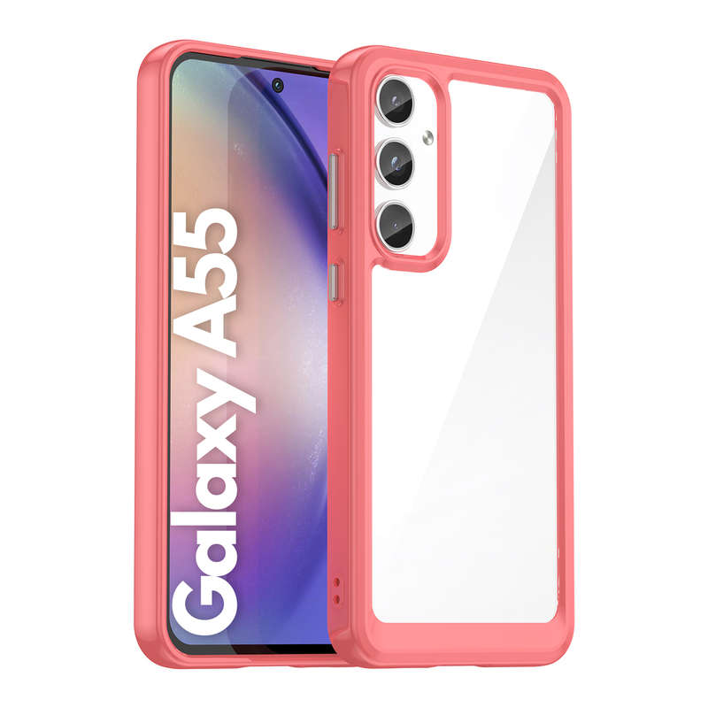 Candy Clear Case for Samsung Galaxy A55 Shockproof Cover