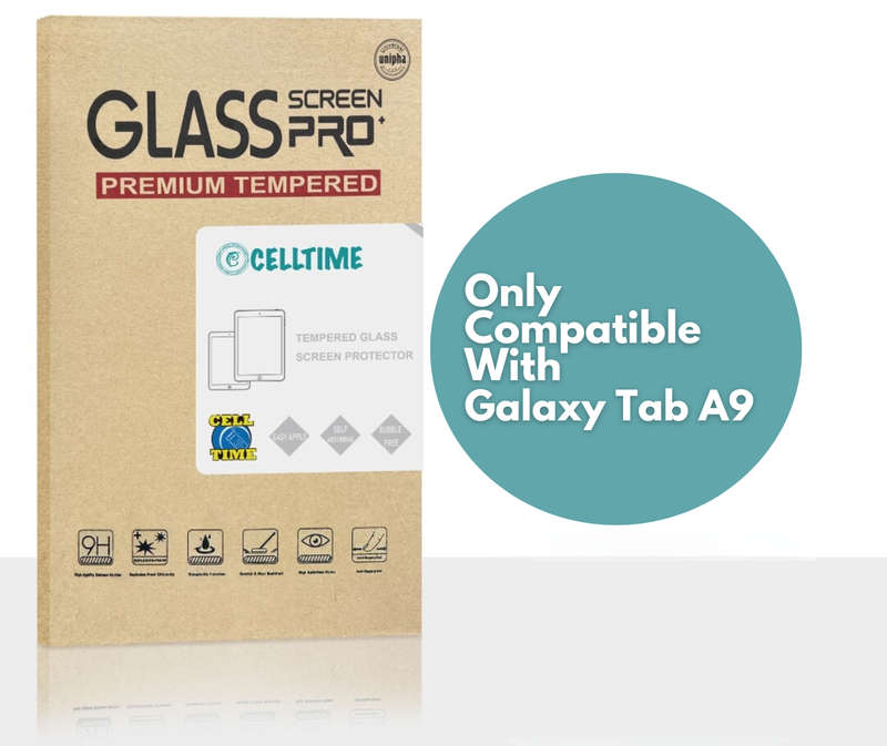 Tempered Glass Screen Guard for Samsung Galaxy Tab A9 (8.7")