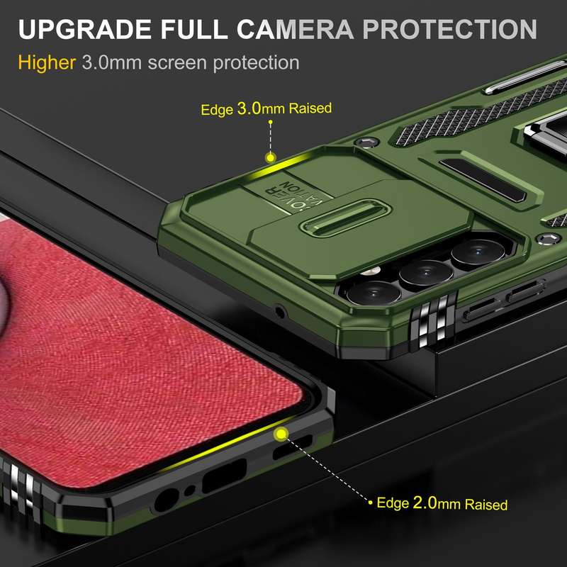 Kejiang Camshield Cover for Samsung Galaxy A05/A05 Shockproof Case