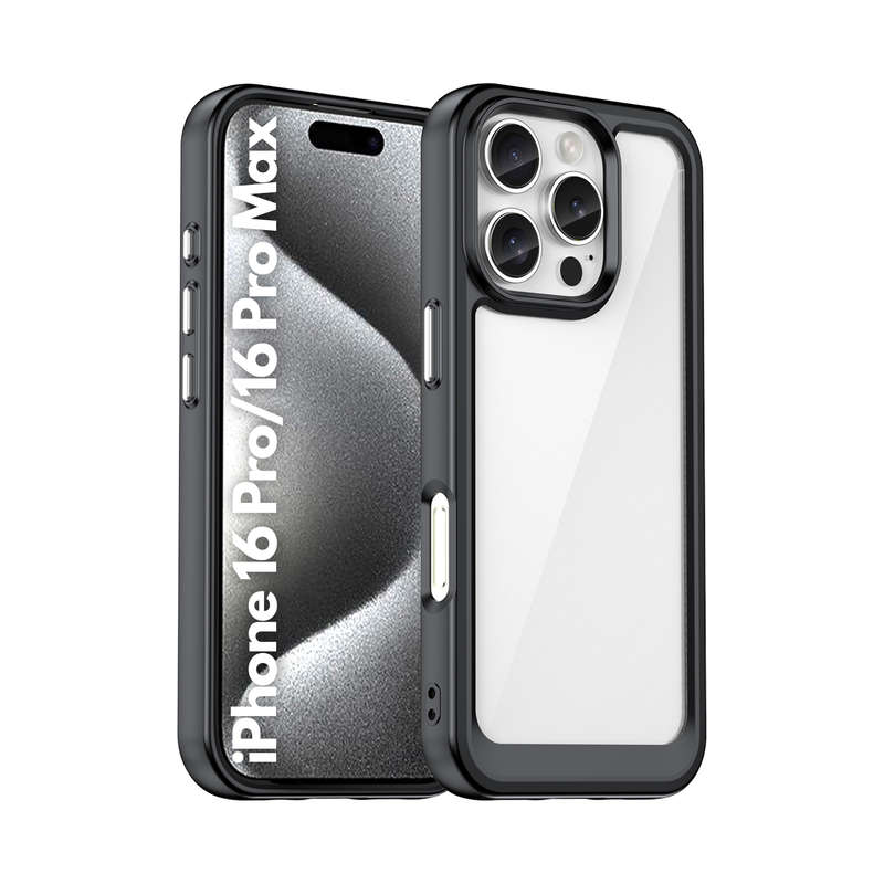 Candy Clear Case for iPhone 16 Pro / 16 Pro Max Shockproof Cover