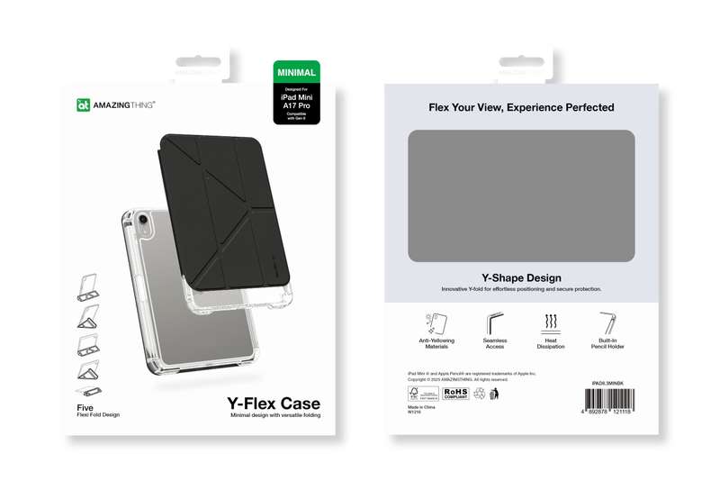 AMAZINGTHING Y-Flex Case for iPad Mini 7 (A17 Pro)/ iPad Mini 6 Cover