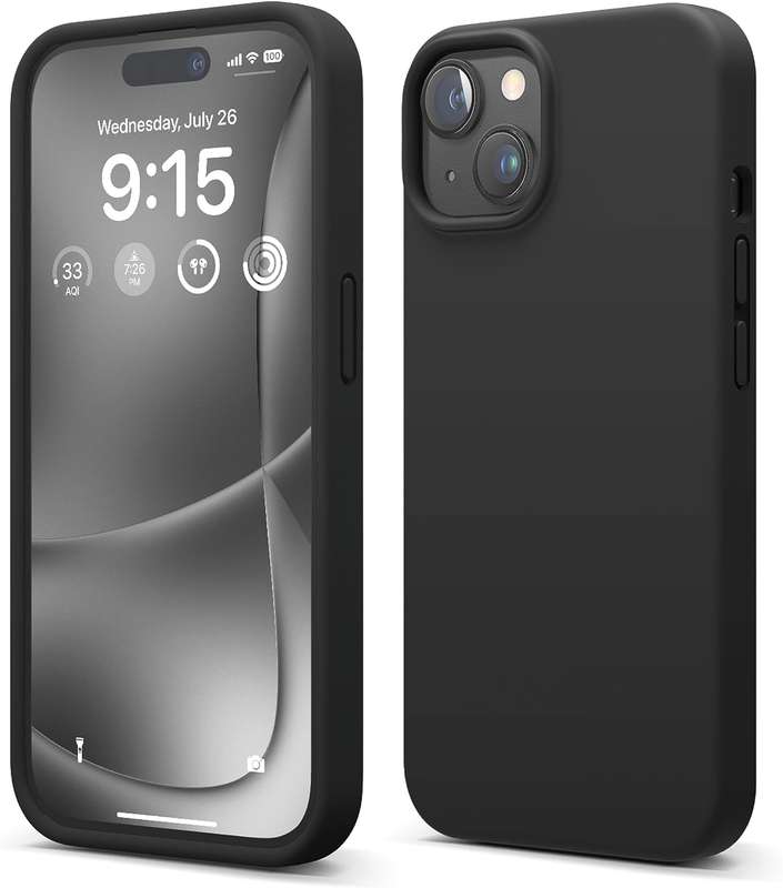 Thickened Design Silicone Cover for iPhone 15 Series Shockproof Case
