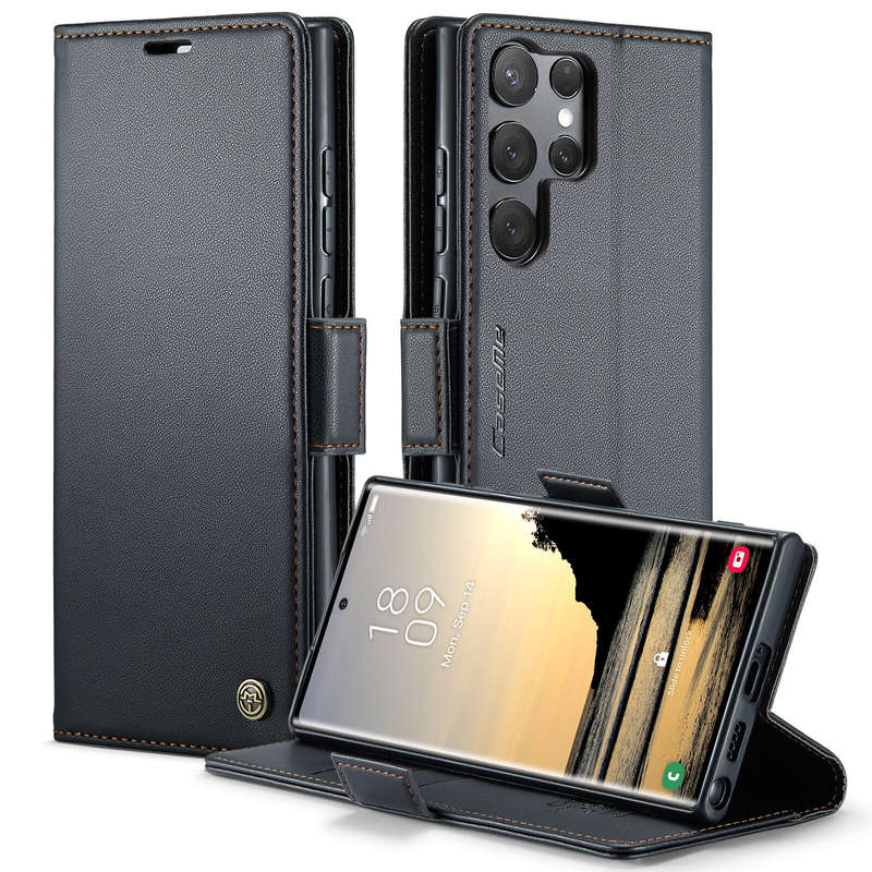 Retro Flip Leather Wallet Cover for Samsung Galaxy S25/S25 Plus/S25 Ultra