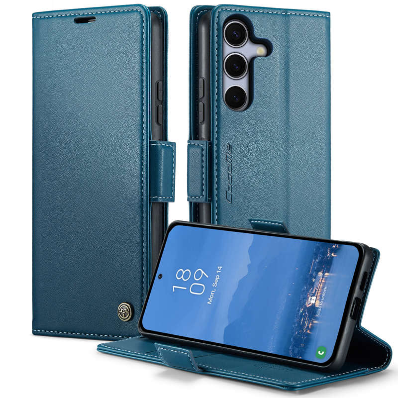 Retro Flip Leather Wallet Cover for Samsung Galaxy S25/S25 Plus/S25 Ultra