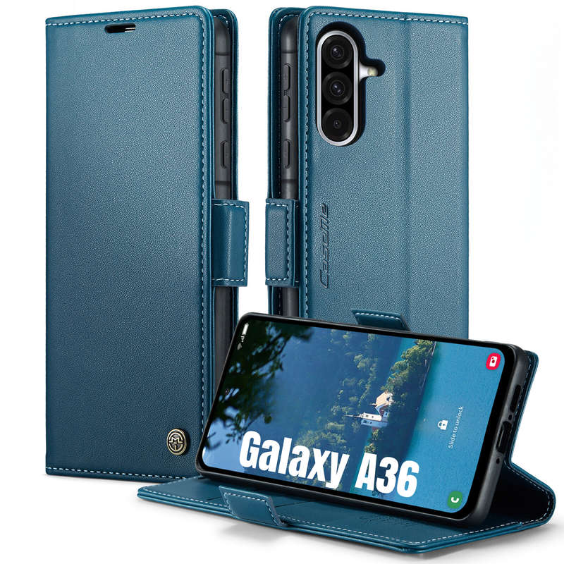 Retro Flip Leather Wallet Cover for Samsung Galaxy A36