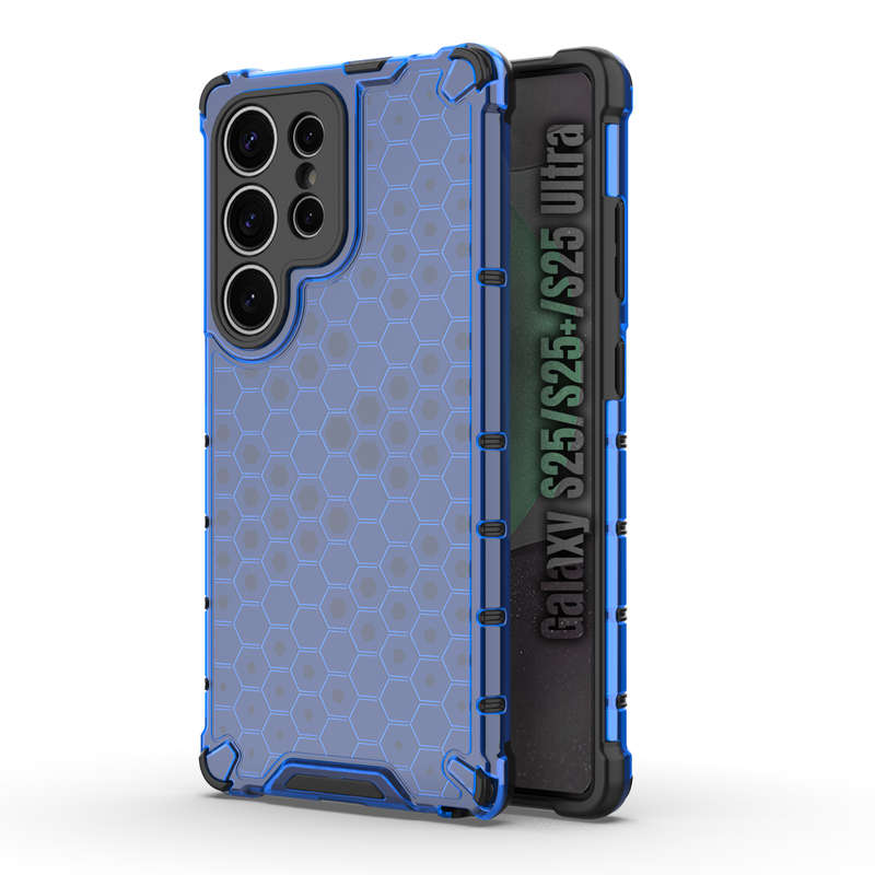 Honeycomb Case for Galaxy S25/S25 Plus/S25 Ultra Shockproof Cover
