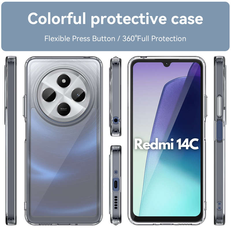 Redmi 14C Candy Clear Case Shockproof Cover