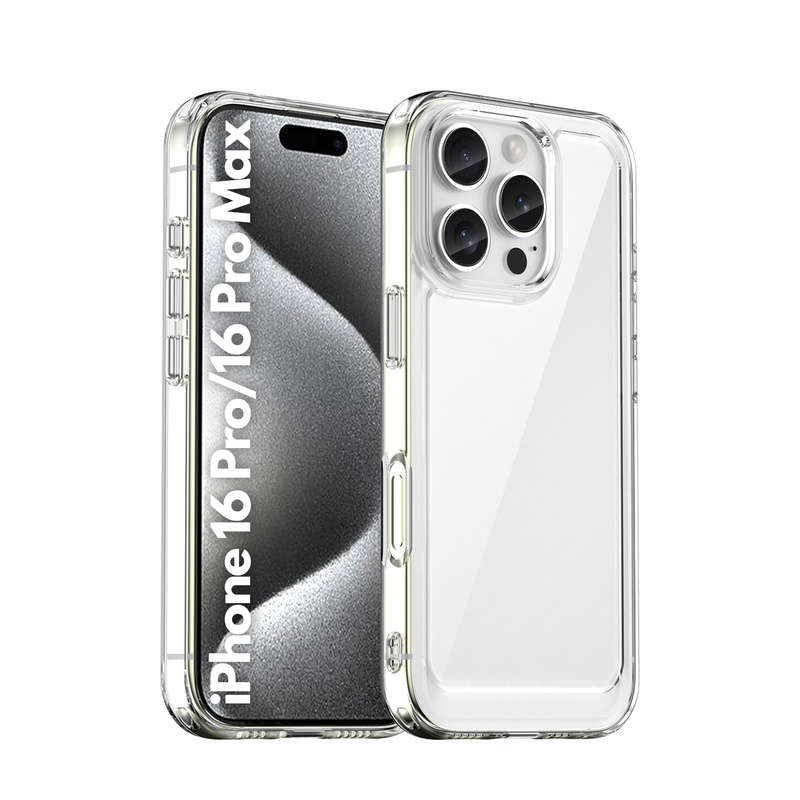 Candy Clear Case for iPhone 16 Pro / 16 Pro Max Shockproof Cover