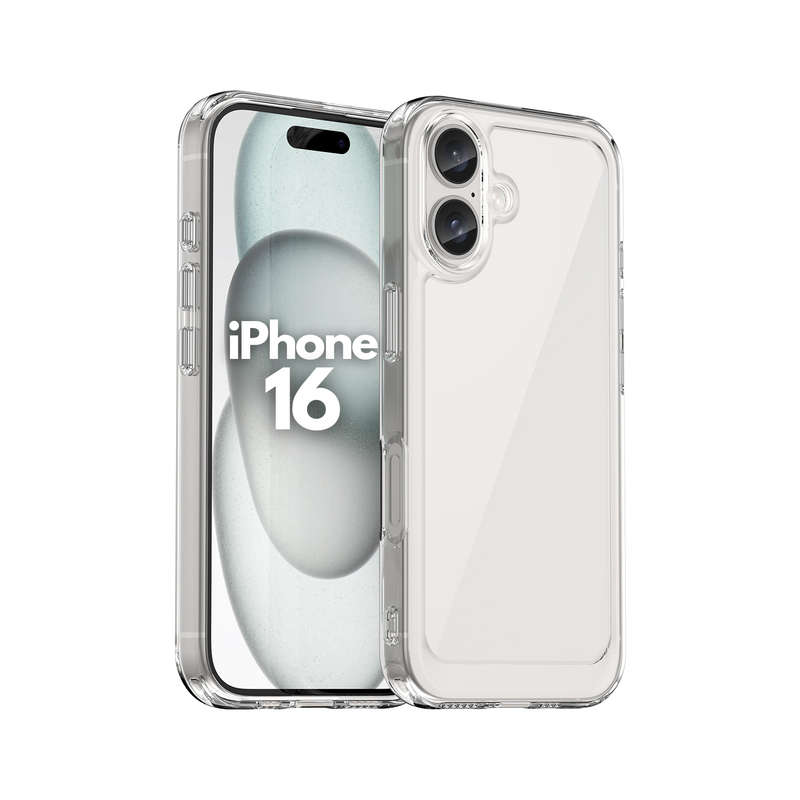 Candy Clear Case for iPhone 16 Shockproof Cover
