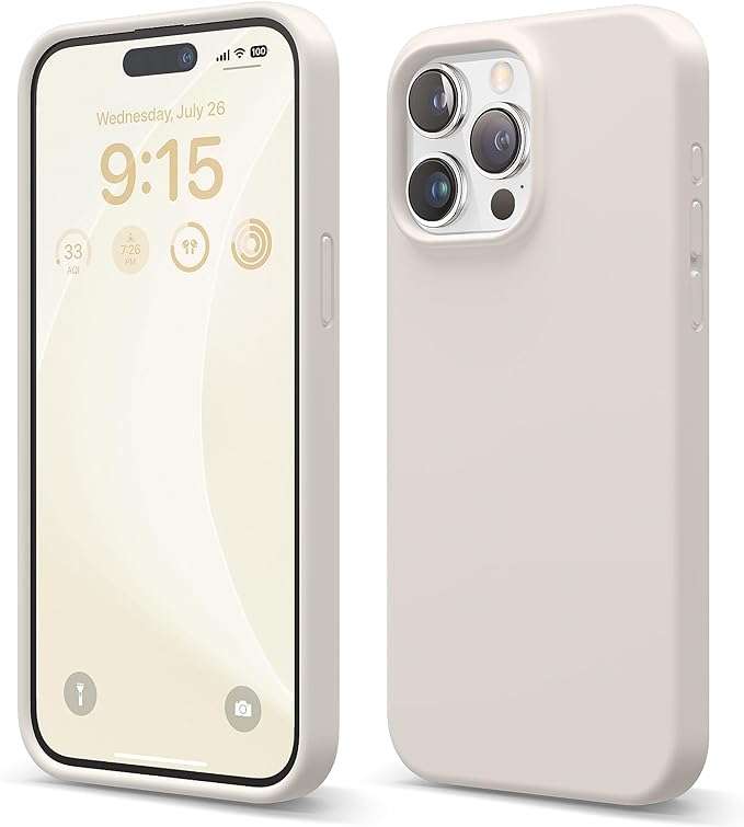 Thickened Design Silicone Cover for iPhone 15 Series Shockproof Case