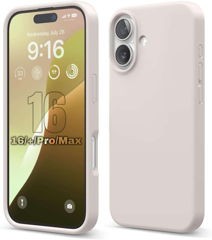 Liquid Silicone Case for iPhone 16/16 Plus/16 Pro/16 Pro Max Shockproof Cover