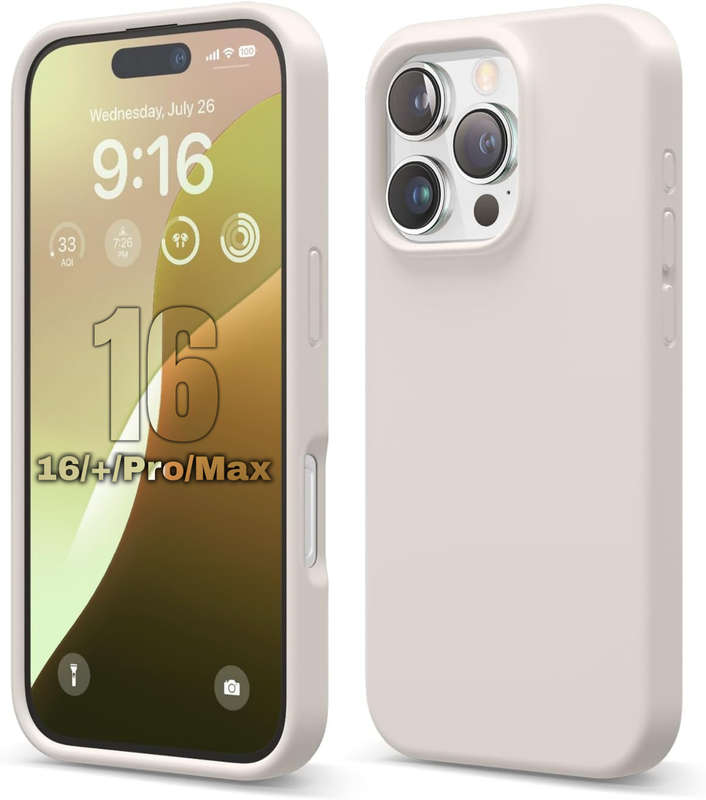 Liquid Silicone Case for iPhone 16/16 Plus/16 Pro/16 Pro Max Shockproof Cover