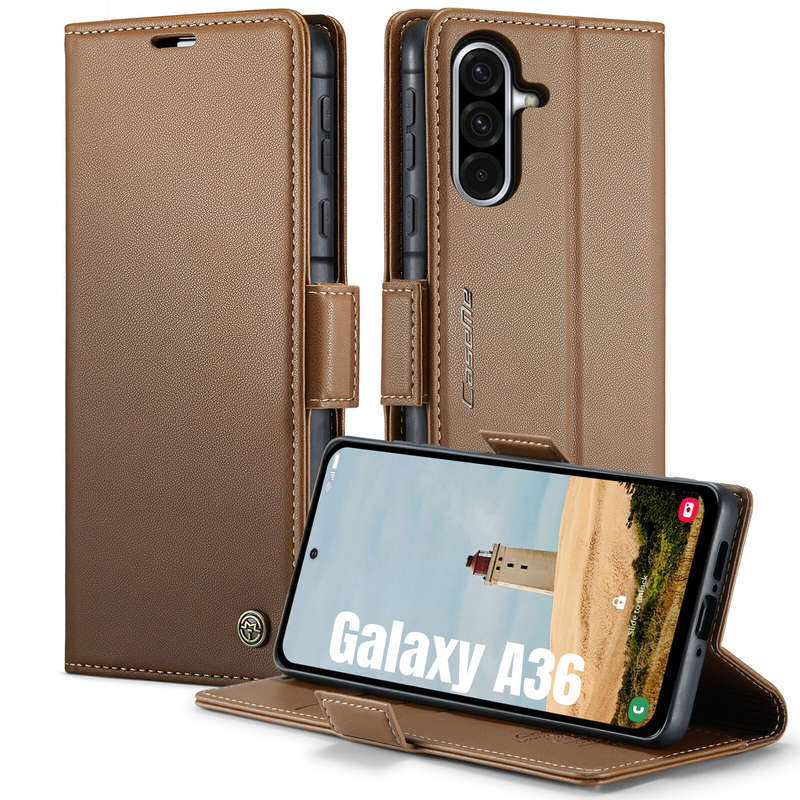 Retro Flip Leather Wallet Cover for Samsung Galaxy A36