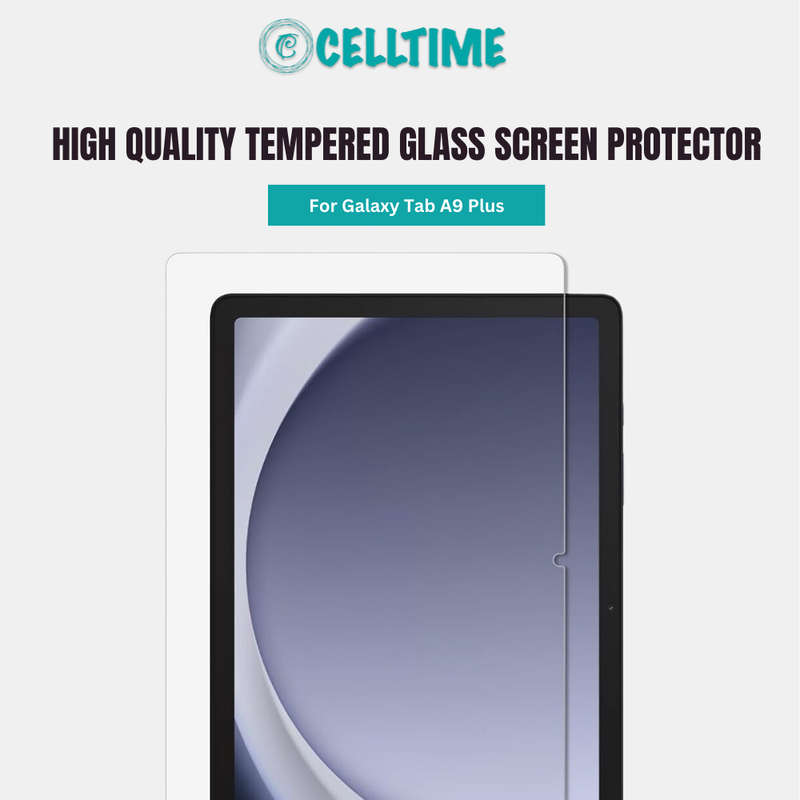 Tempered Glass Screen Guard for Samsung Galaxy Tab A9 plus (11")