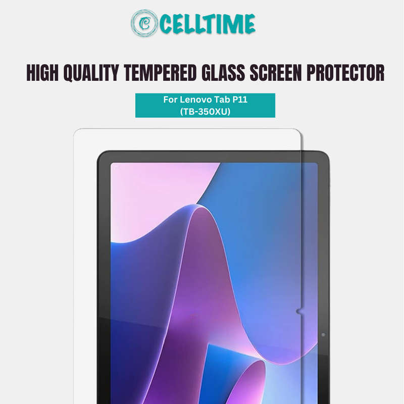 CellTime Tempered Glass Screen Guard for Lenovo Tab P11 (11") (TB350XU)
