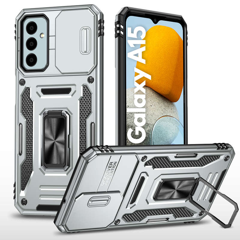 Kejiang Camshield Cover for Samsung Galaxy A15 Shockproof Case