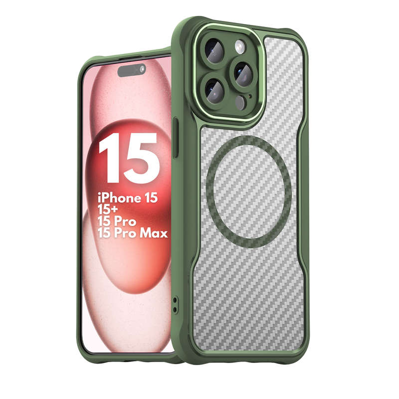 CarboArmor MagSafe Cover For iPhone 15 /15 Plus /15 Pro /15 Pro Max