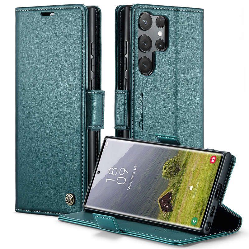 Retro Flip Leather Wallet Cover for Samsung Galaxy S25/S25 Plus/S25 Ultra