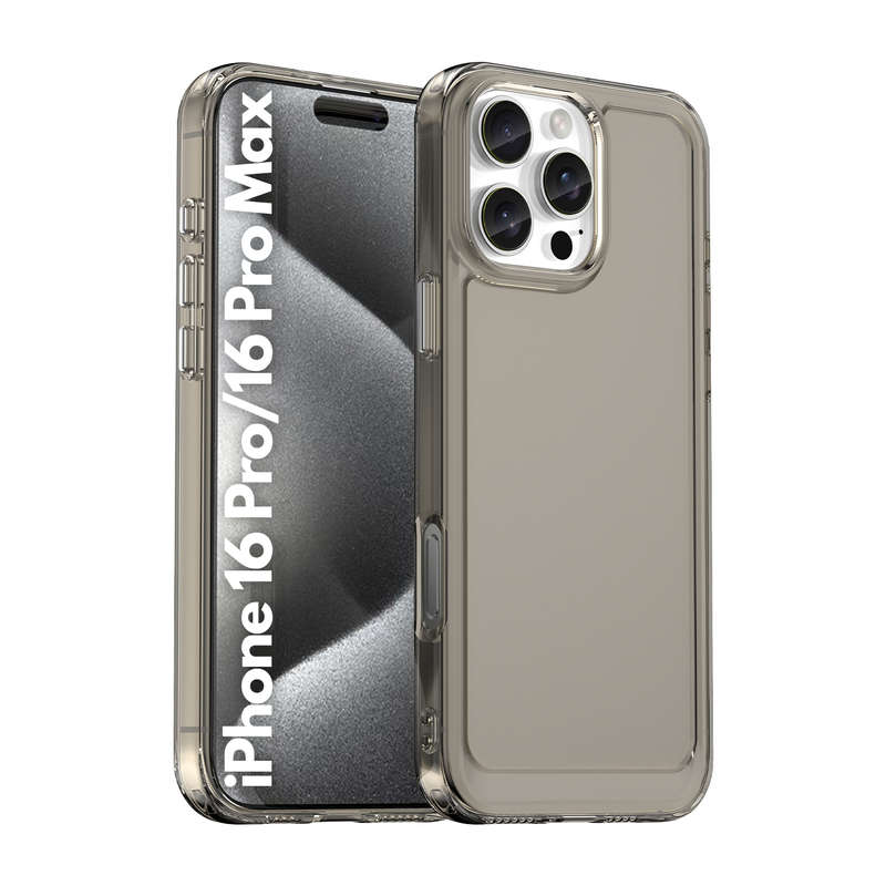 Clear Case for iPhone 16 Pro / 16 Pro Max - Shockproof Candy Series Cover